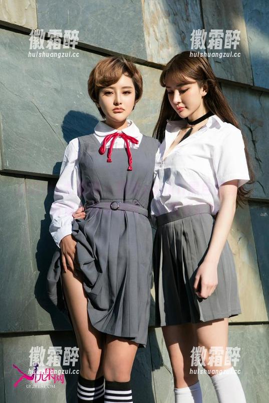 UGirls尤果网 - 禅叽zankii黑色图集：好像一杯浓咖啡，下载来提神