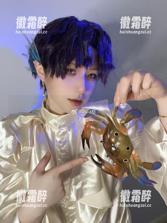 Zyra秋的油亮术，放飞自我！来，下载cos模板，毫无心理负担！